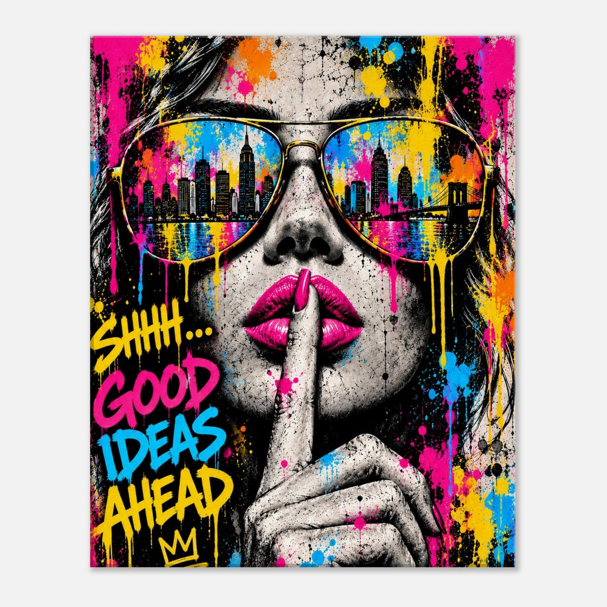 Secret Sparks of the City Leinwand – Produktansicht 5