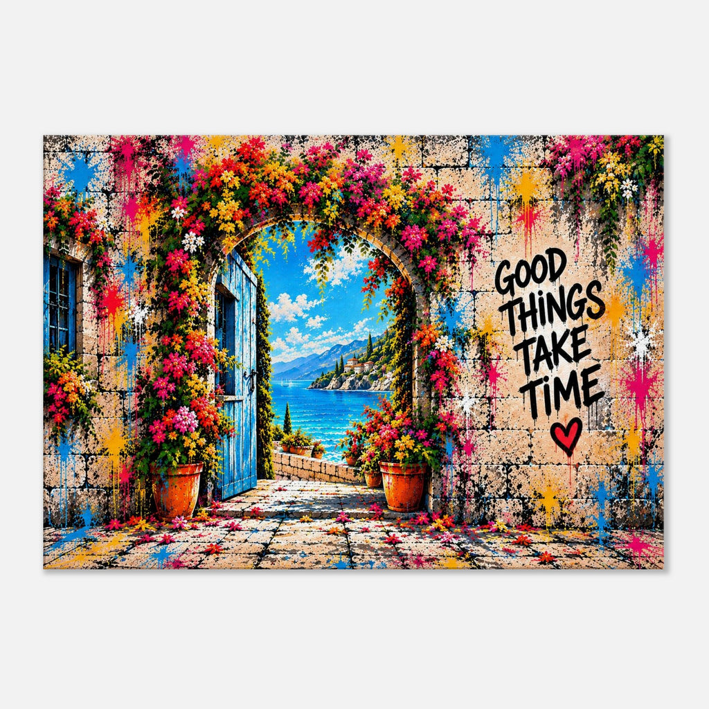Good Things Take Time Leinwand – Produktansicht 11