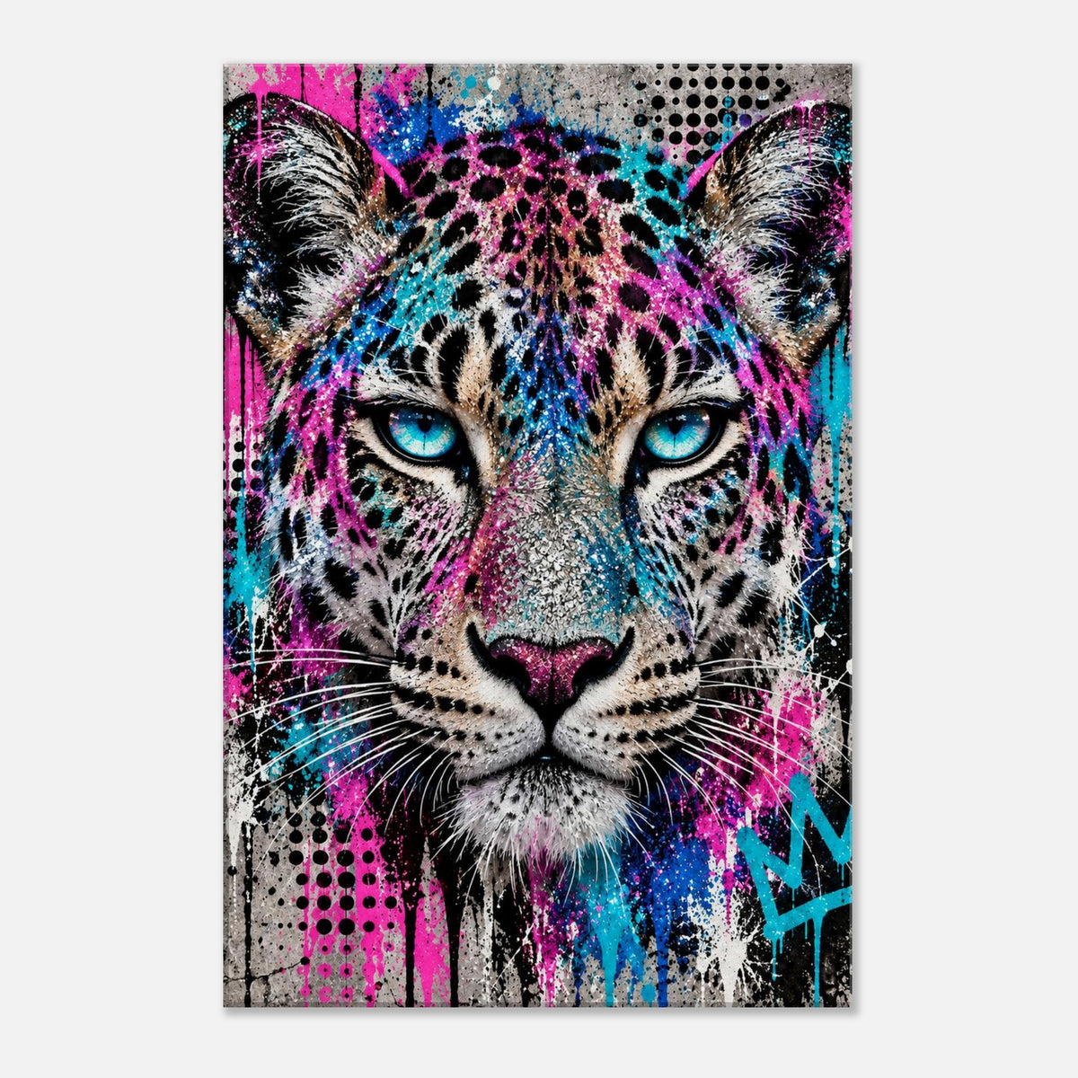 Leopard Leinwandbild Pop Art – Produktansicht 06 – Motivhafen