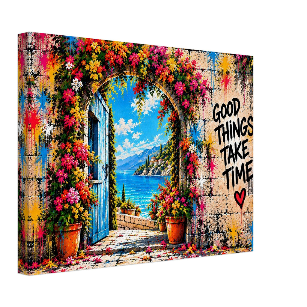 Good Things Take Time Leinwand – Produktansicht 7