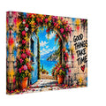 Good Things Take Time Leinwand – Produktansicht 7