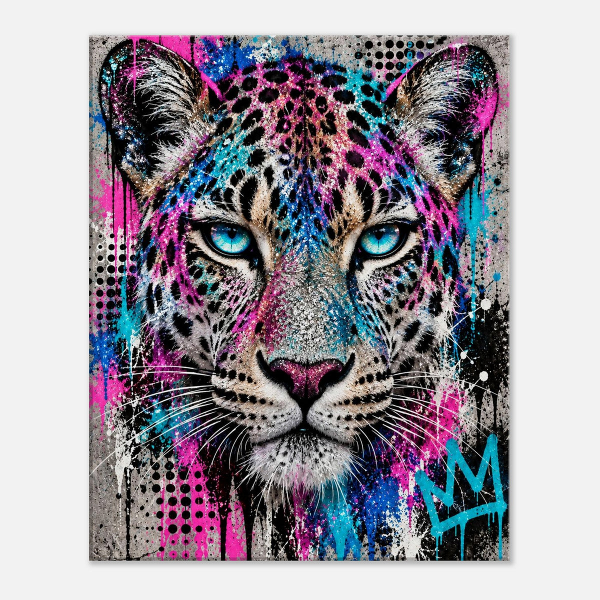 Leopard Leinwandbild Pop Art – Produktansicht 05 – Motivhafen
