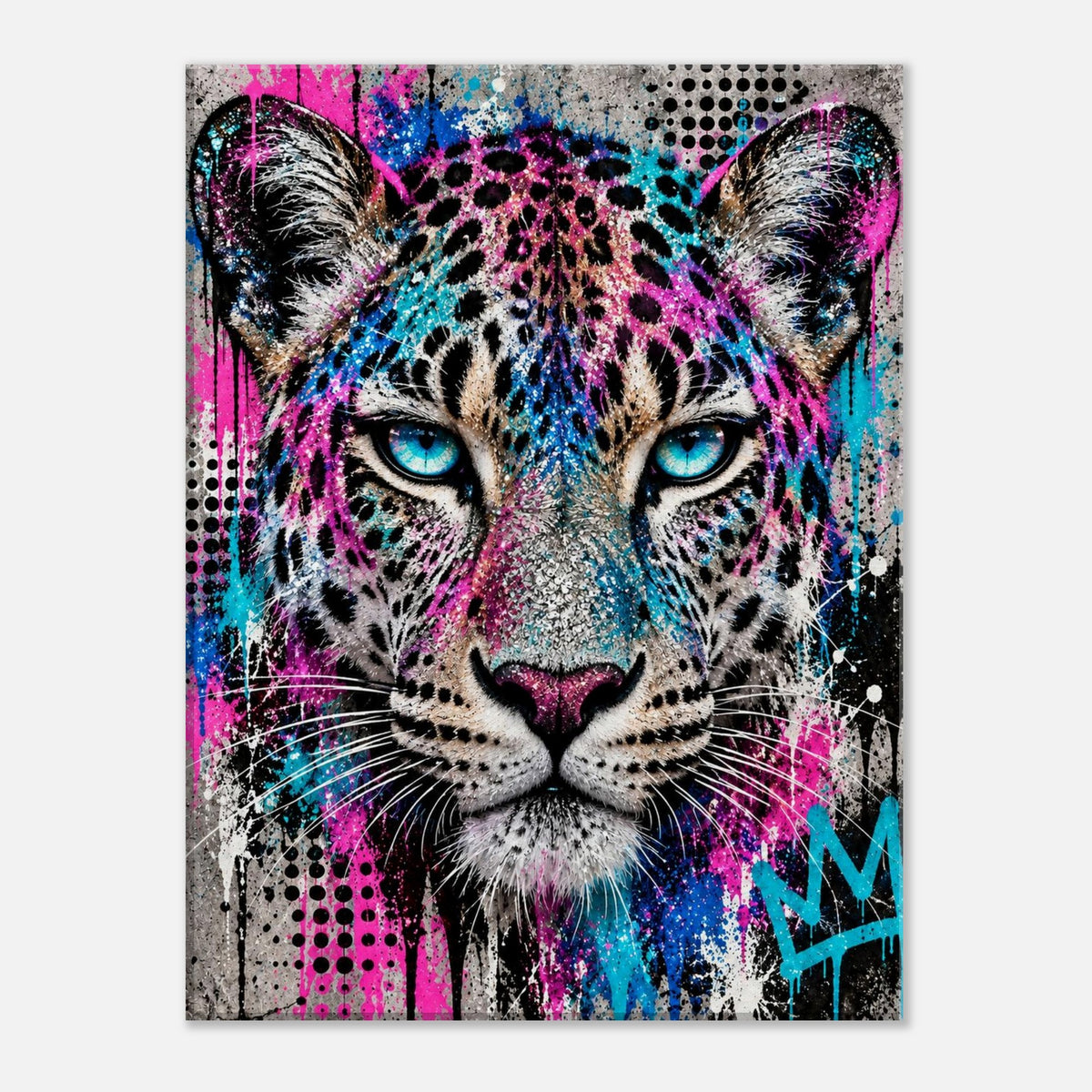 Leopard Leinwandbild Pop Art – Produktansicht 07 – Motivhafen