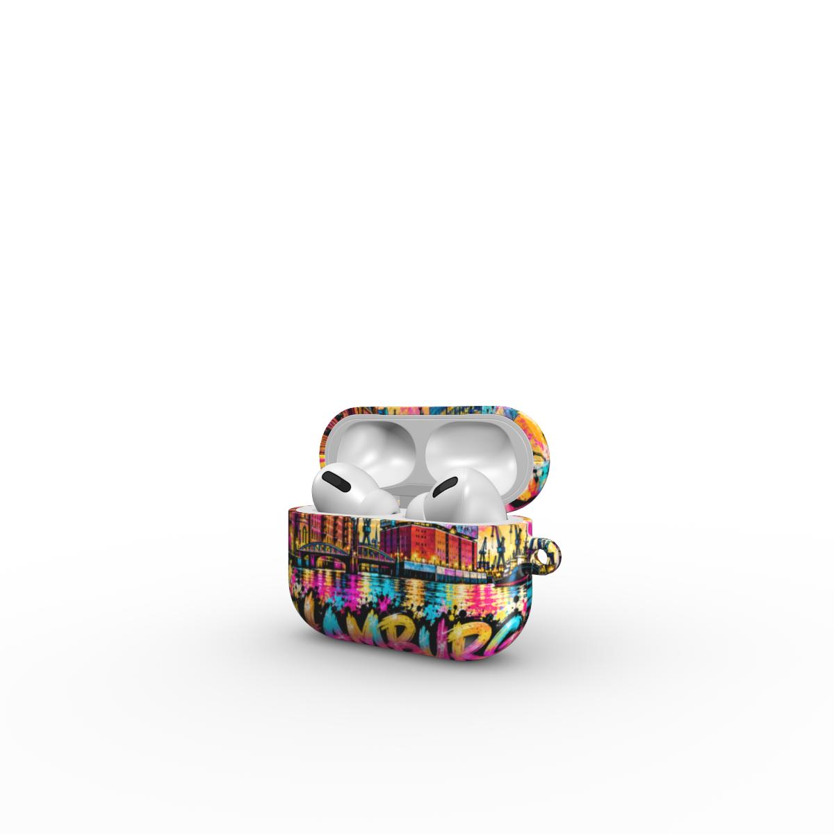 Hamburg Pop Art AirPods Tough Case – Hauptansicht