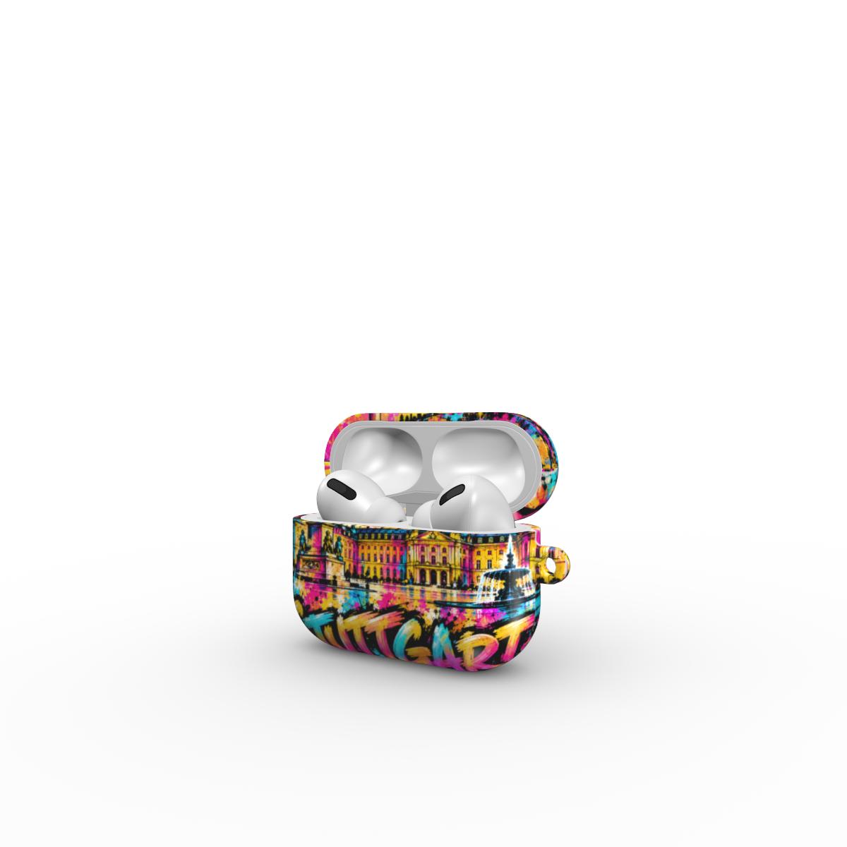 Stuttgart Pop Art AirPods Tough Case – Hauptansicht