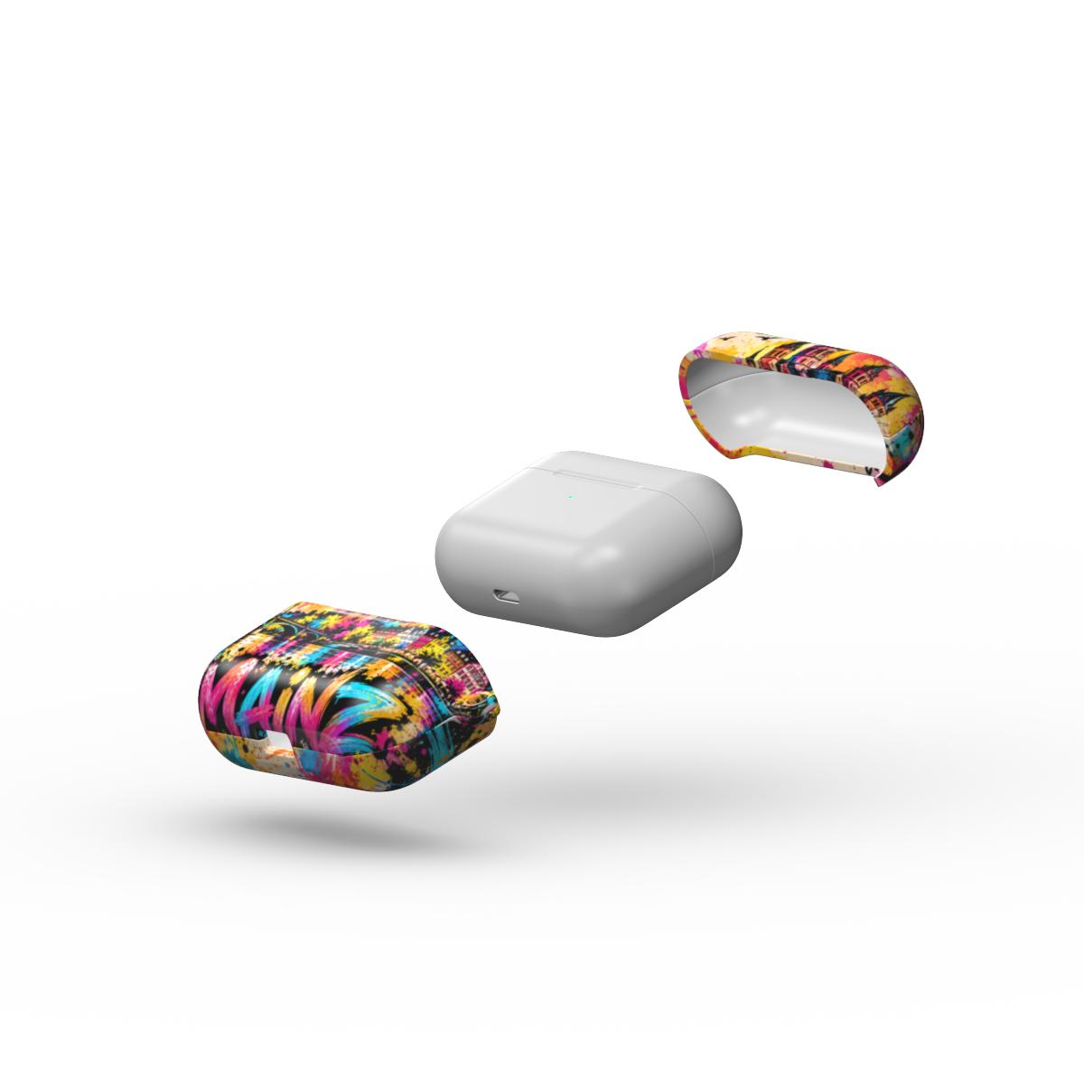 Mainz Pop Art AirPods Hülle – Detailansicht