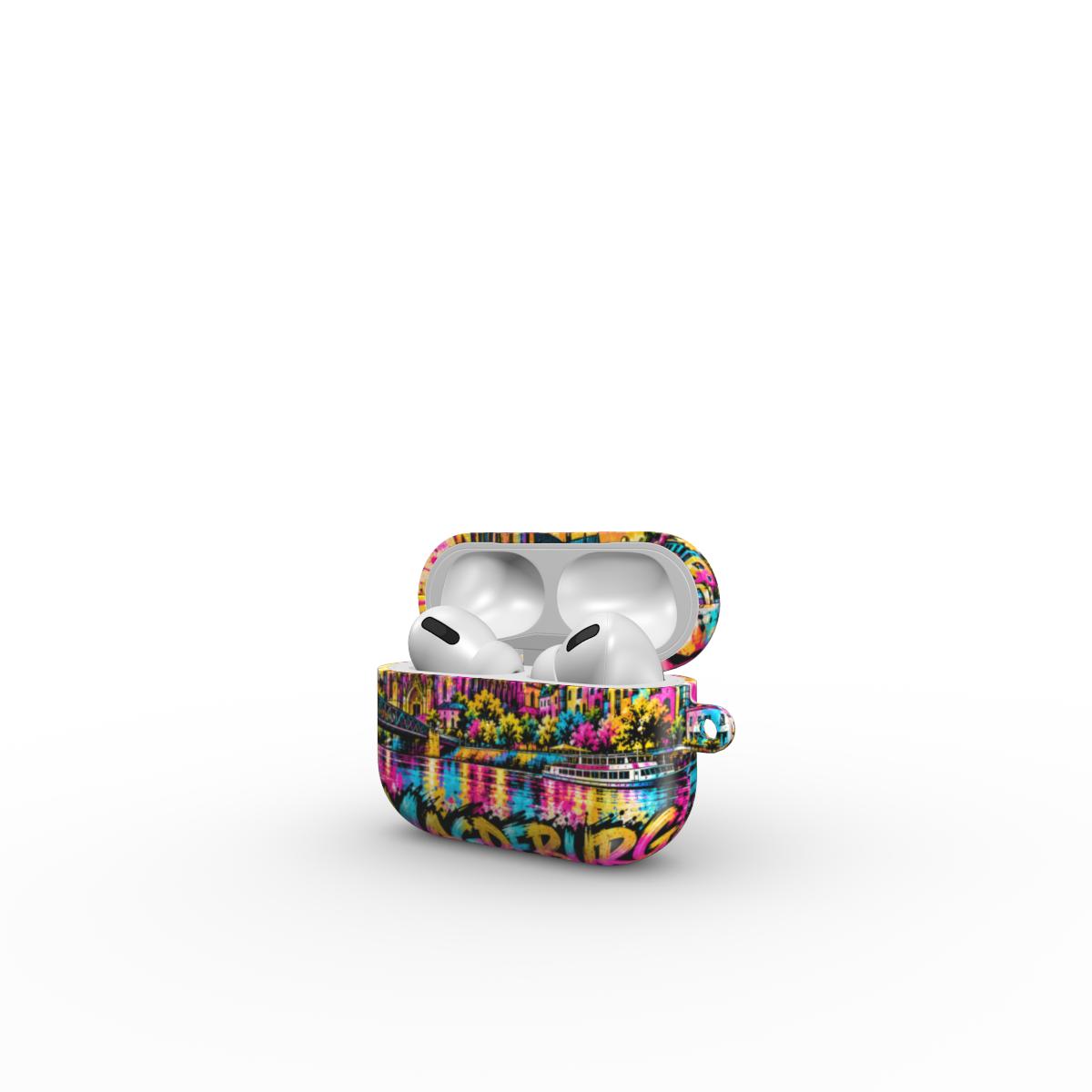 Magdeburg Pop Art AirPods Tough Case – Hauptansicht