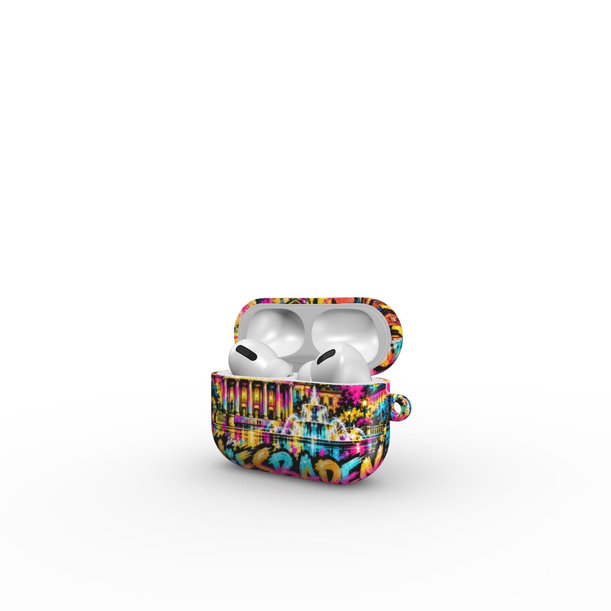 Wiesbaden Pop Art AirPods Tough Case – Hauptansicht