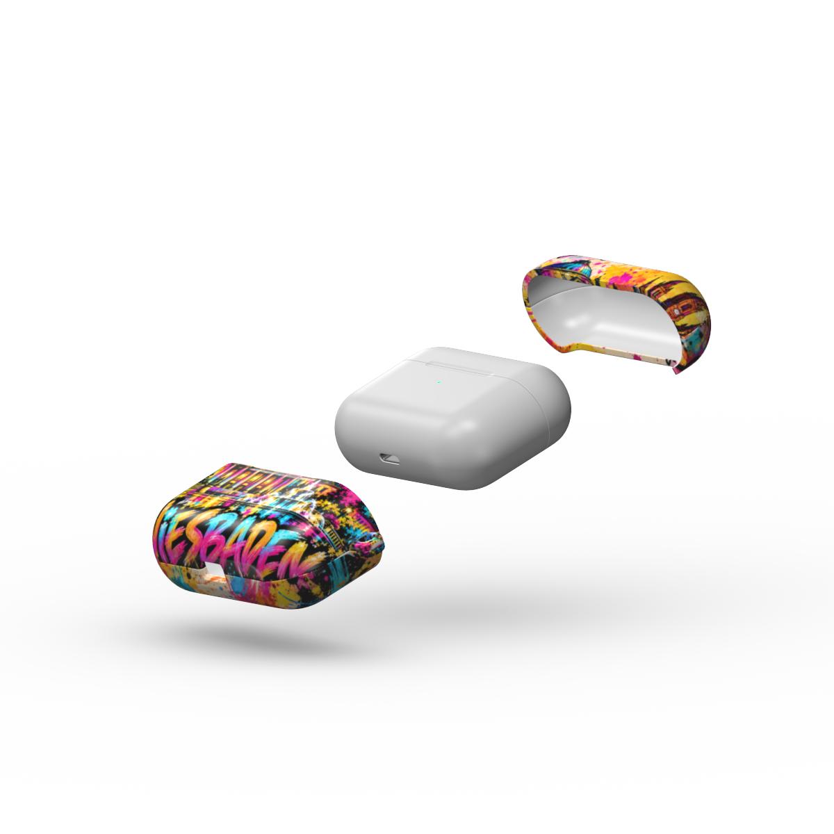 Wiesbaden Pop Art AirPods Hülle – Detailansicht