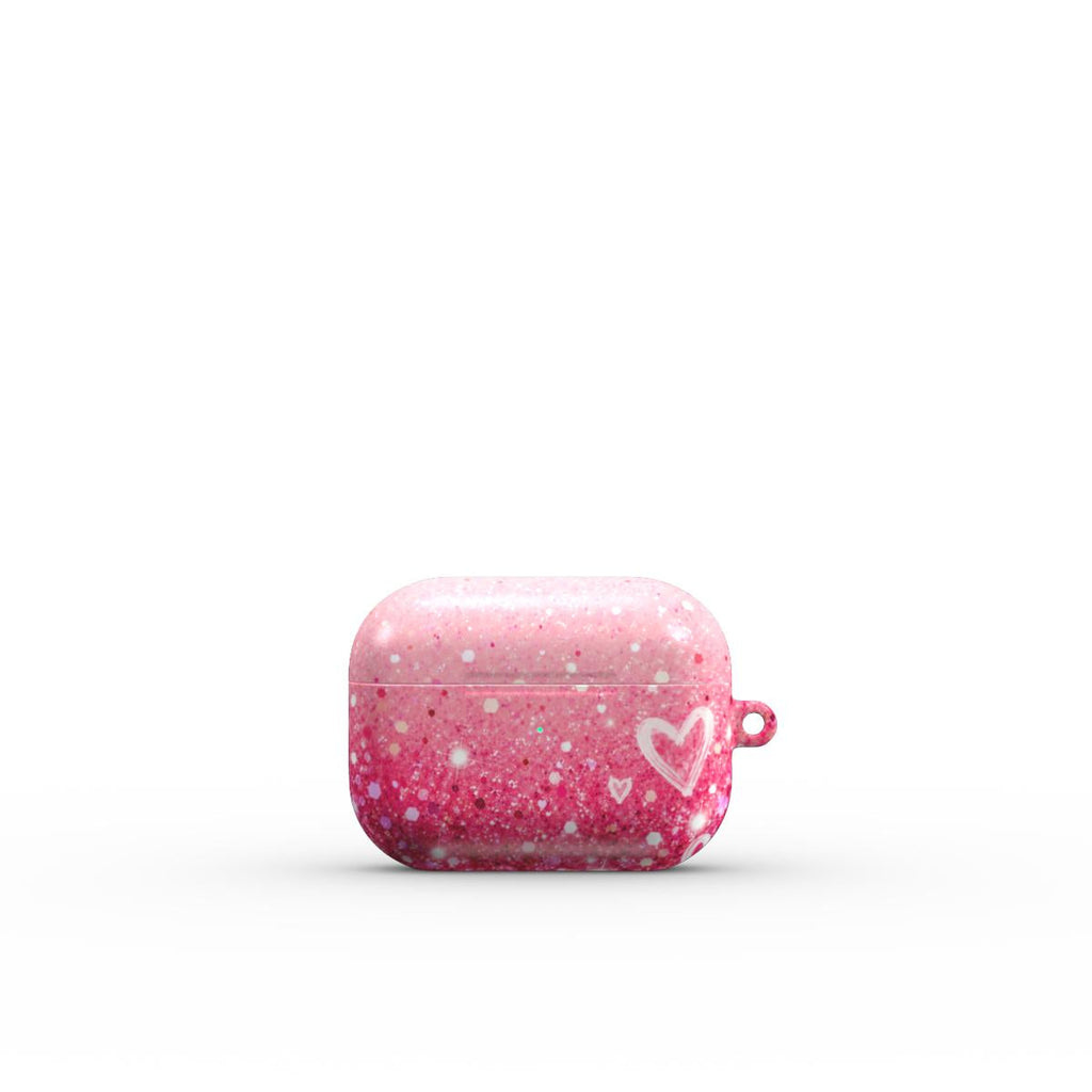 AirPods Hülle Rosa Glitzer Produktansicht