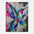 Kolibri Leinwandbild Street Art – Produktansicht 03 – Motivhafen