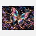 Schmetterling Leinwandbild Glitzer – Produktansicht 04 – Motivhafen