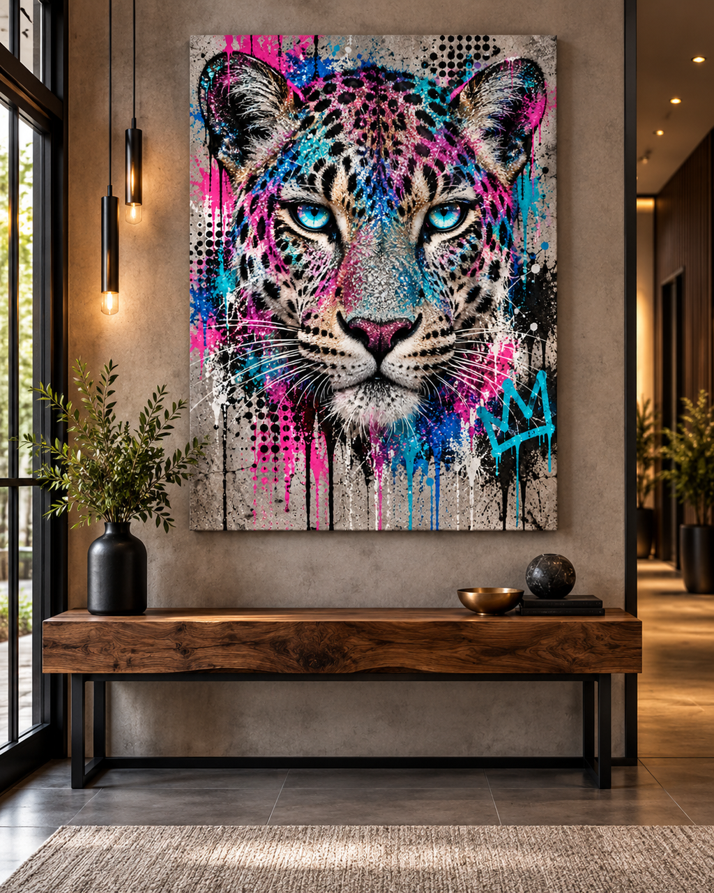Leopard Leinwandbild Pop Art – Produktansicht 14 – Motivhafen