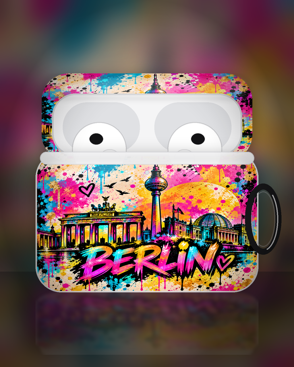 Berlin Pop Art AirPods Case – Premium Produktbild