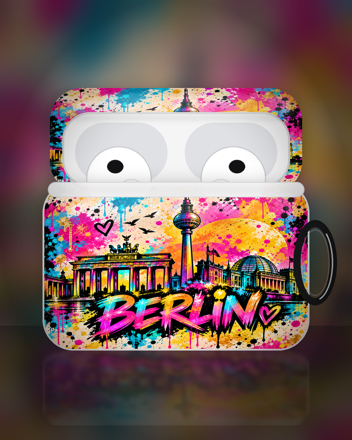 Berlin Pop Art AirPods Case – Premium Produktbild