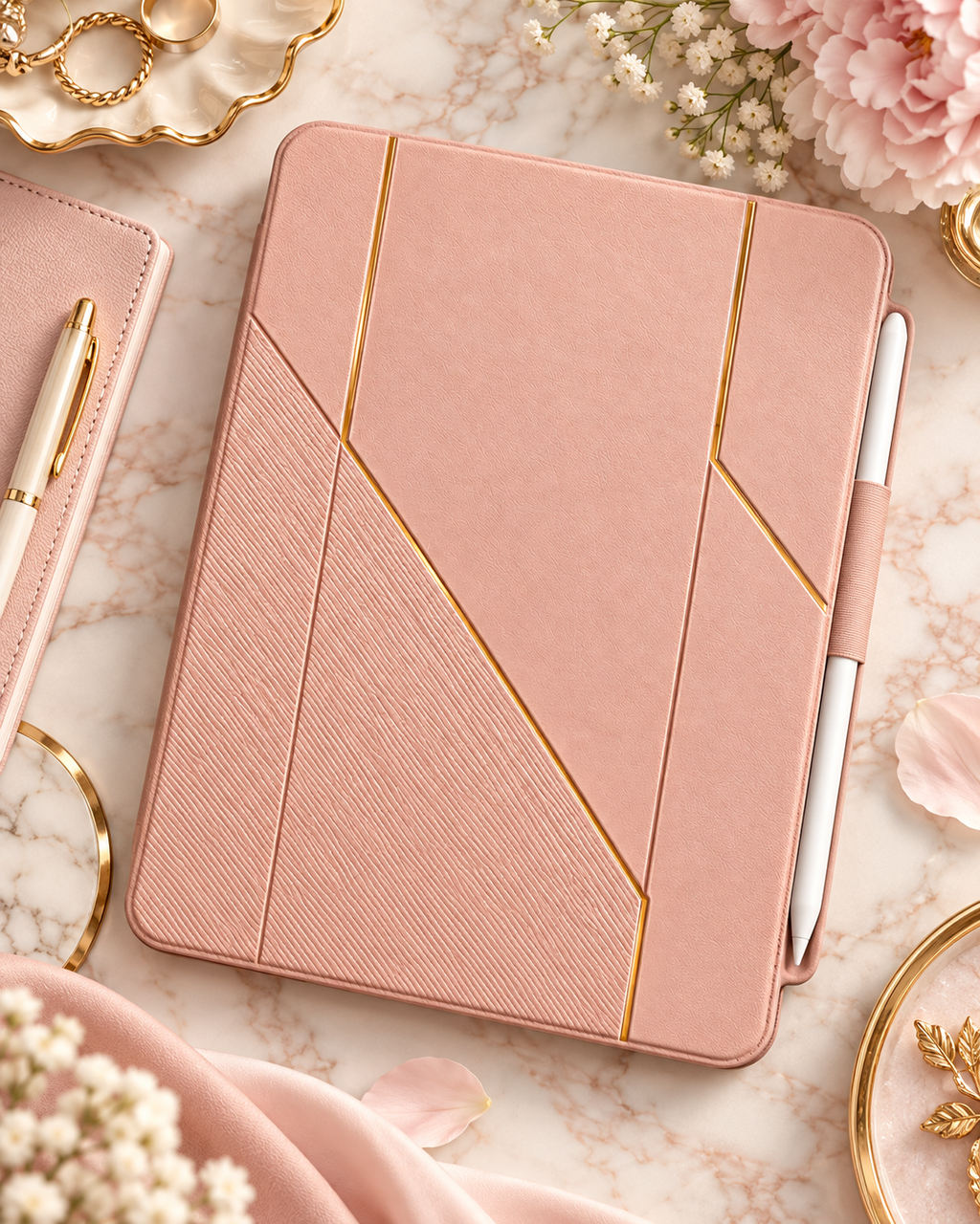 Blush Atelier iPad Hülle – Premium Flatlay