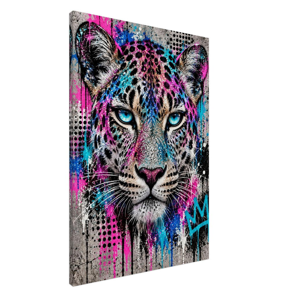 Leopard Leinwandbild Pop Art – Produktansicht 11 – Motivhafen