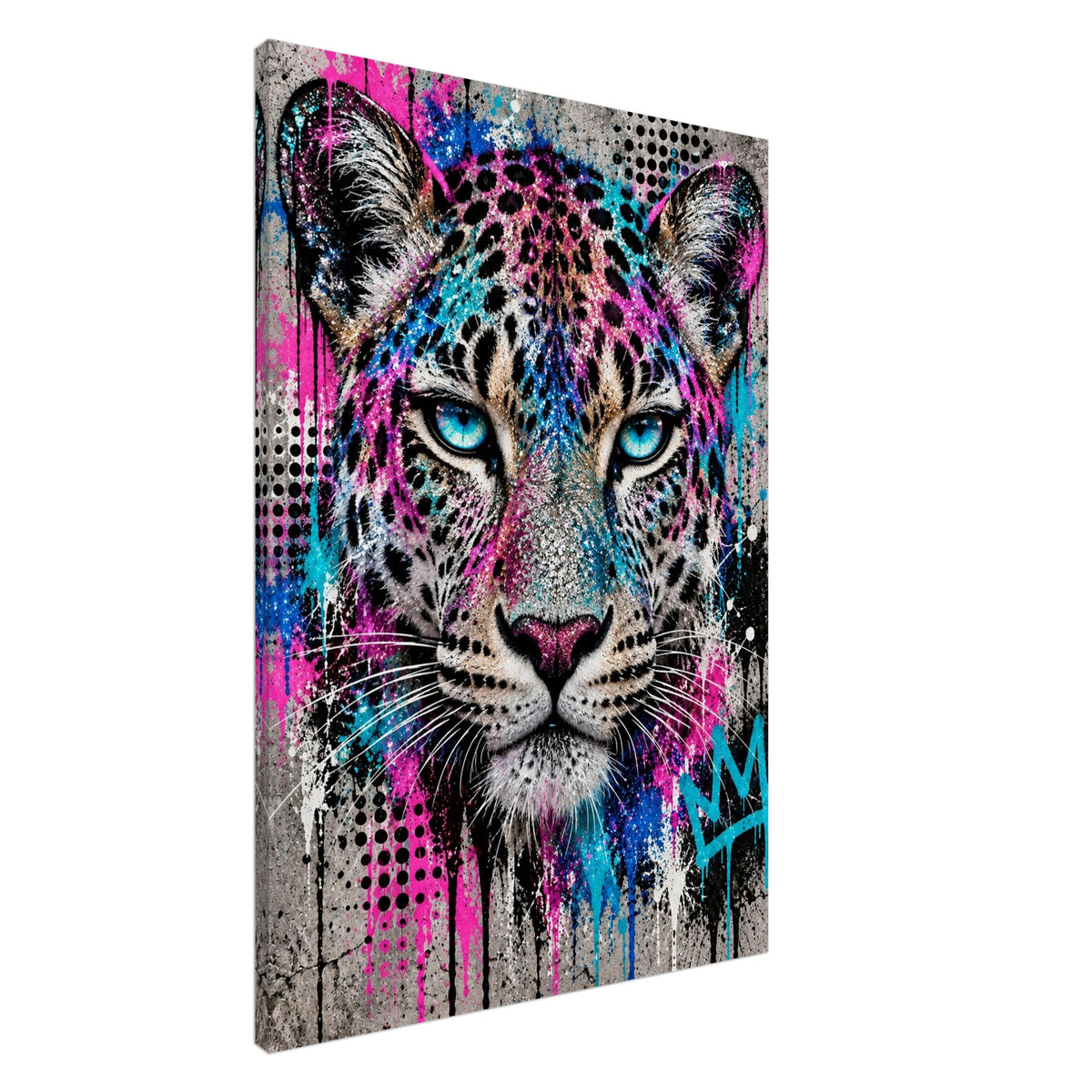 Leopard Leinwandbild Pop Art – Produktansicht 11 – Motivhafen