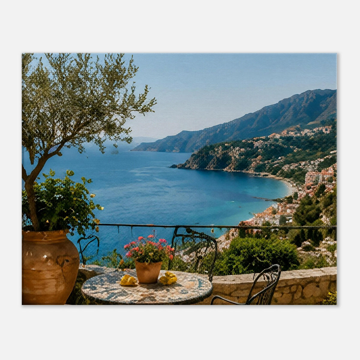 Olivenbaum-Terrasse mit Meerblick – Produktansicht 3