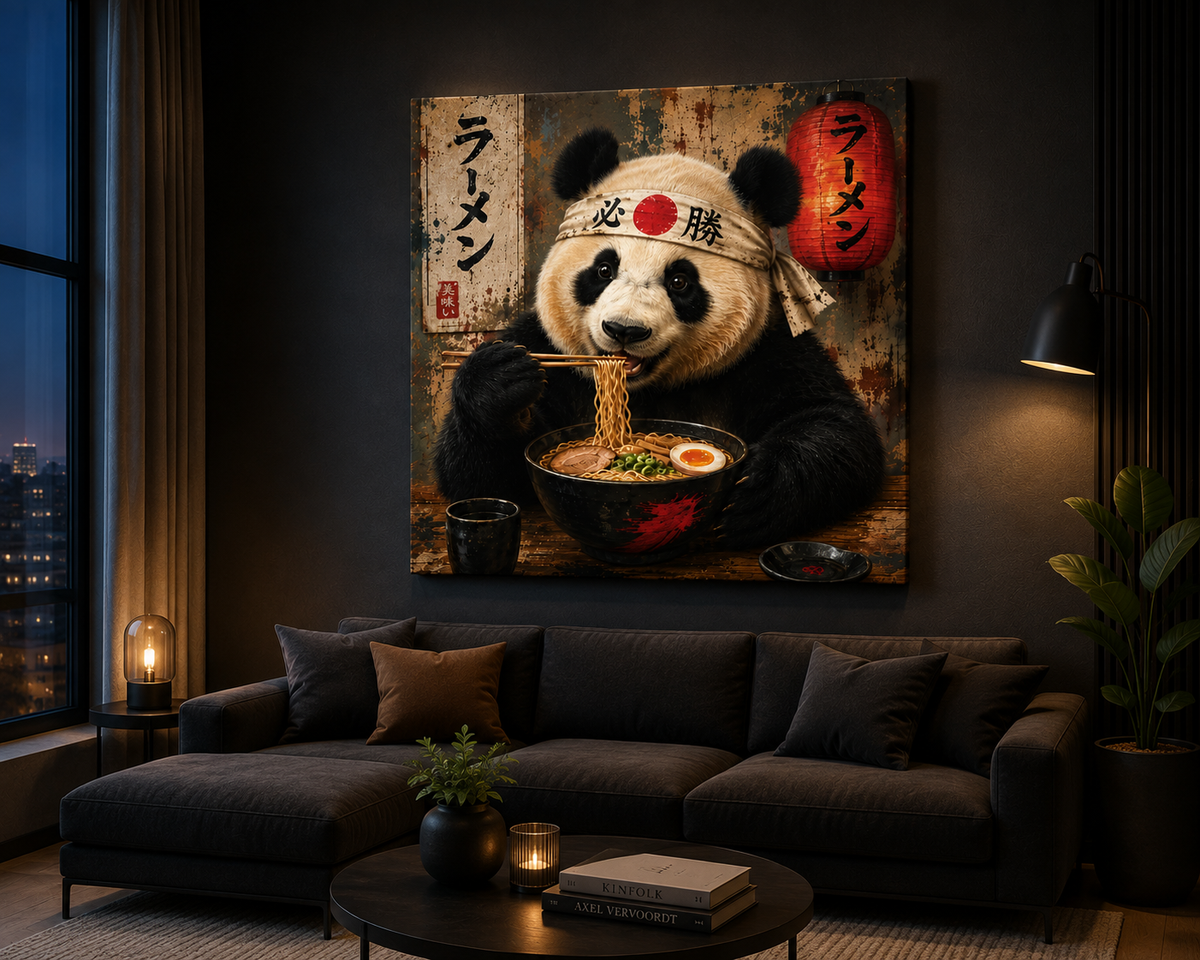 Panda mit Ramen – weitere Produktansicht