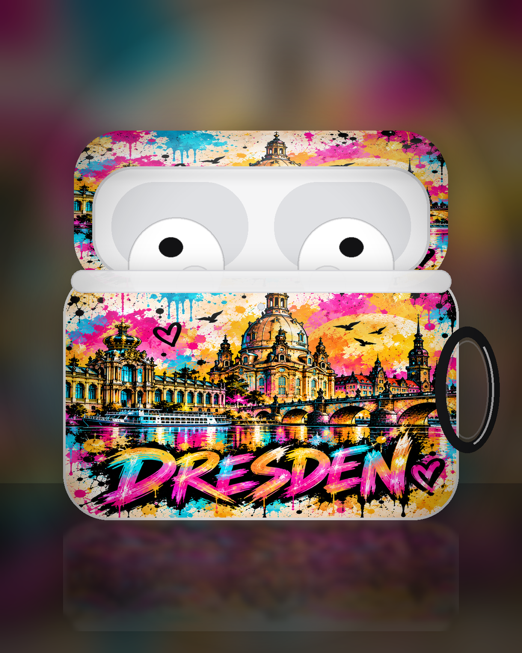 Dresden Pop Art AirPods Case – Premium Produktbild
