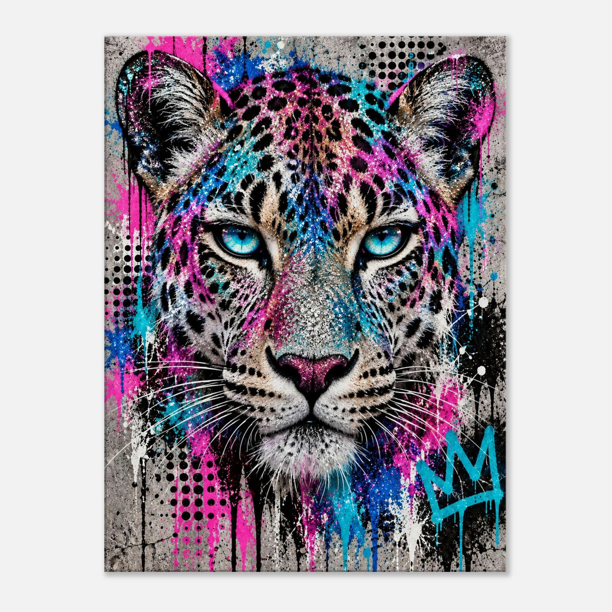 Leopard Leinwandbild Pop Art – Produktansicht 08 – Motivhafen