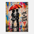 Love in Every Color Street-Art Leinwand – Produktansicht 2