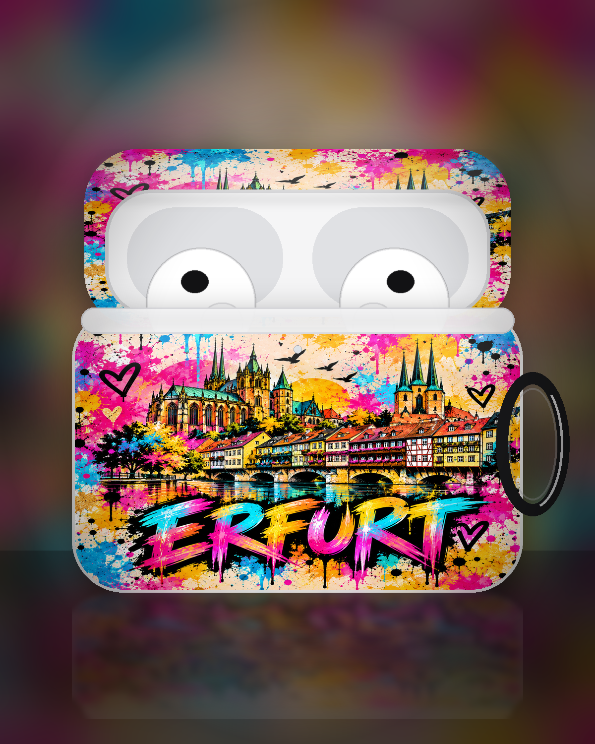 Erfurt Pop Art AirPods Case – Premium Produktbild