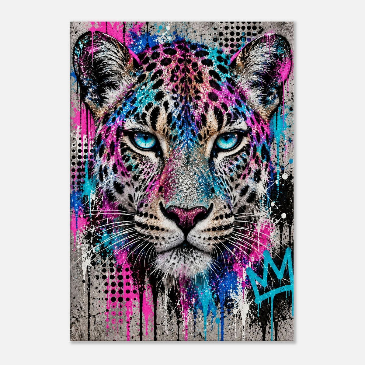 Leopard Leinwandbild Pop Art – Produktansicht 04 – Motivhafen