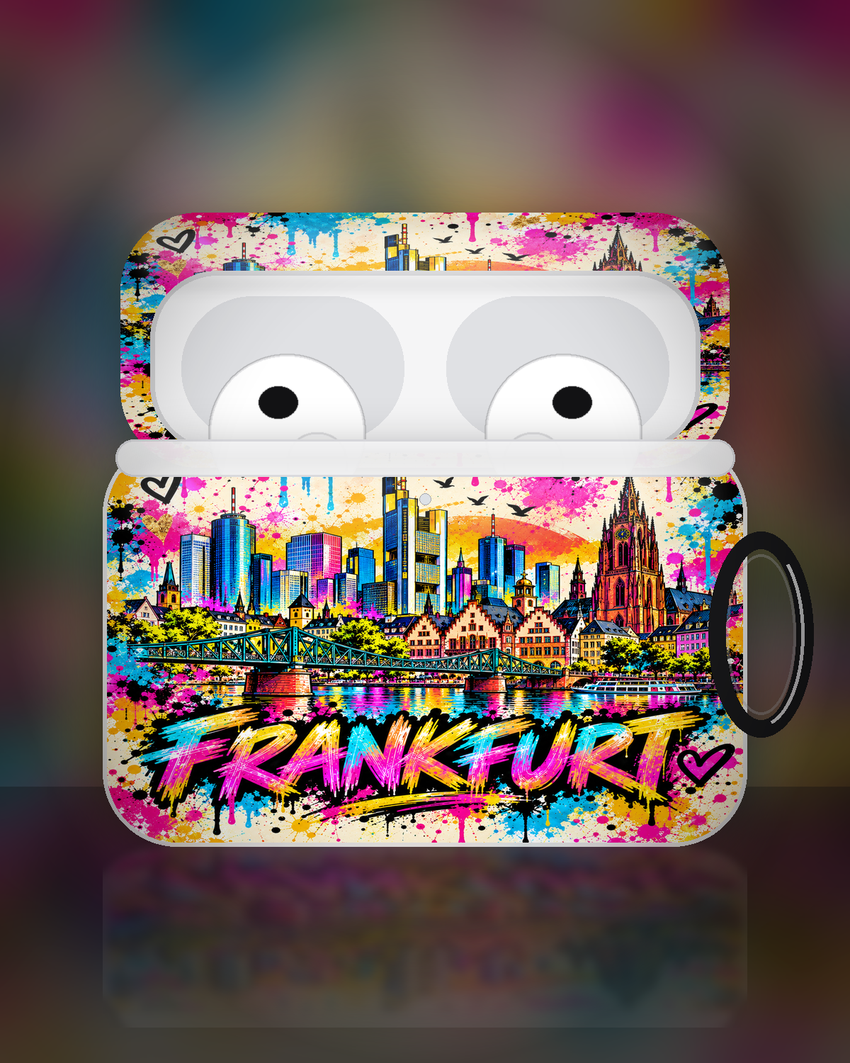 Frankfurt Pop Art AirPods Case – Premium Produktbild