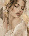 Frauen in Beige – Goldene Träumerei