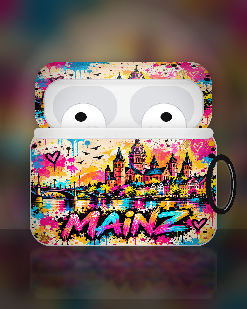 Mainz Pop Art AirPods Case – Premium Produktbild