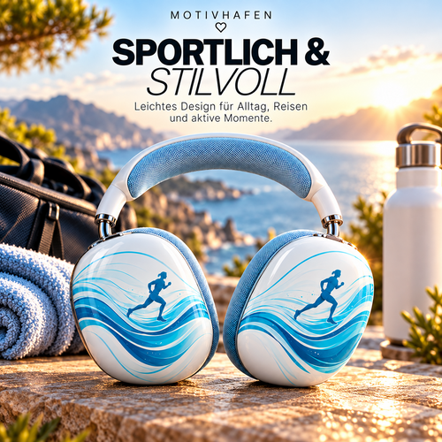 Aqua Stride – AirPods Max Schutzhüllen: Sportlich und stilvoll