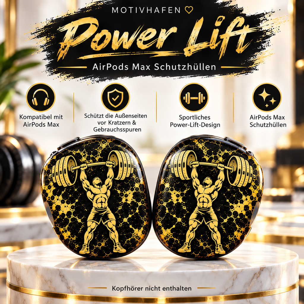 Power Lift – Produktdetails AirPods Max Schutzhüllen