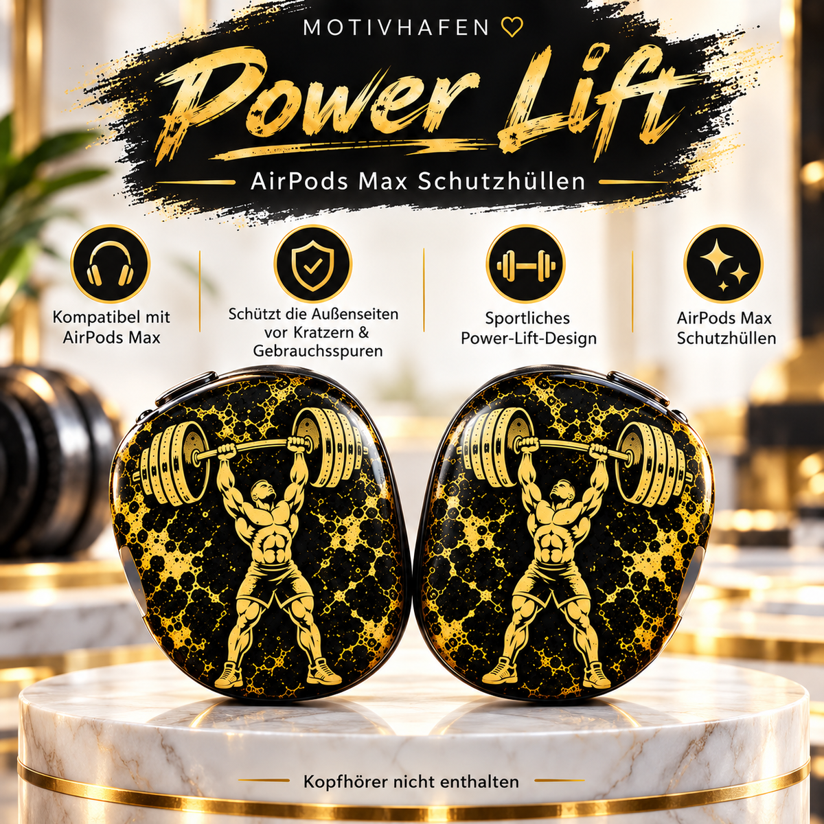Power Lift – Produktdetails AirPods Max Schutzhüllen