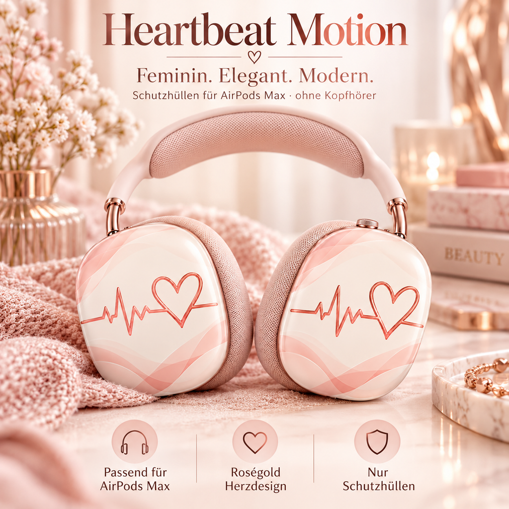 Heartbeat Motion – Produktdetails AirPods Max Schutzhüllen