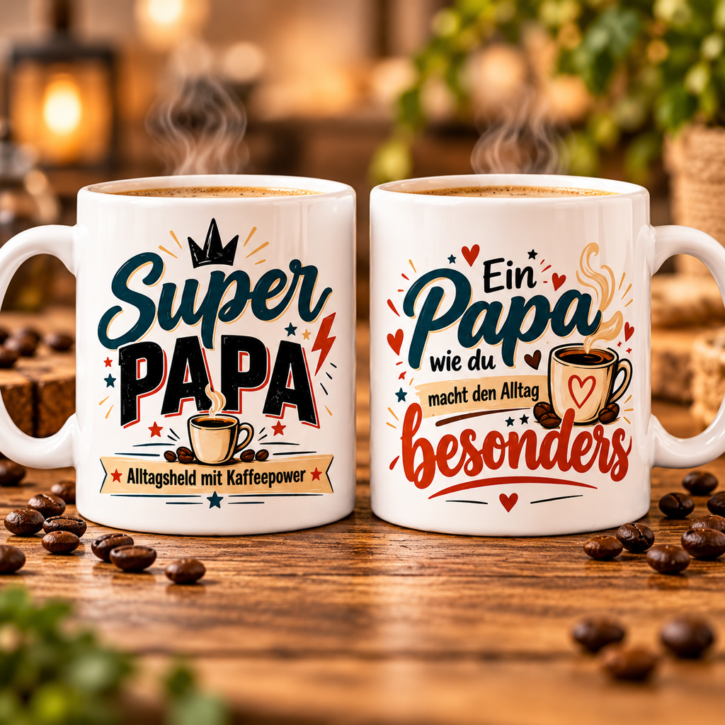 Super Papa – Alltagsheld mit Kaffeepower