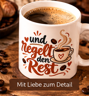 Papa tankt Kaffee – Mit Liebe zum Detail