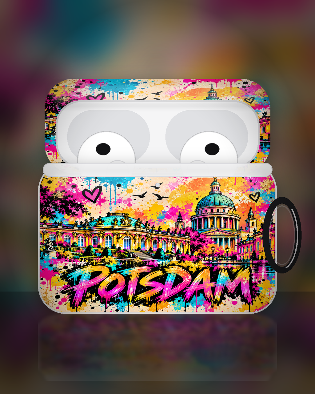 Potsdam Pop Art AirPods Case – Premium Produktbild