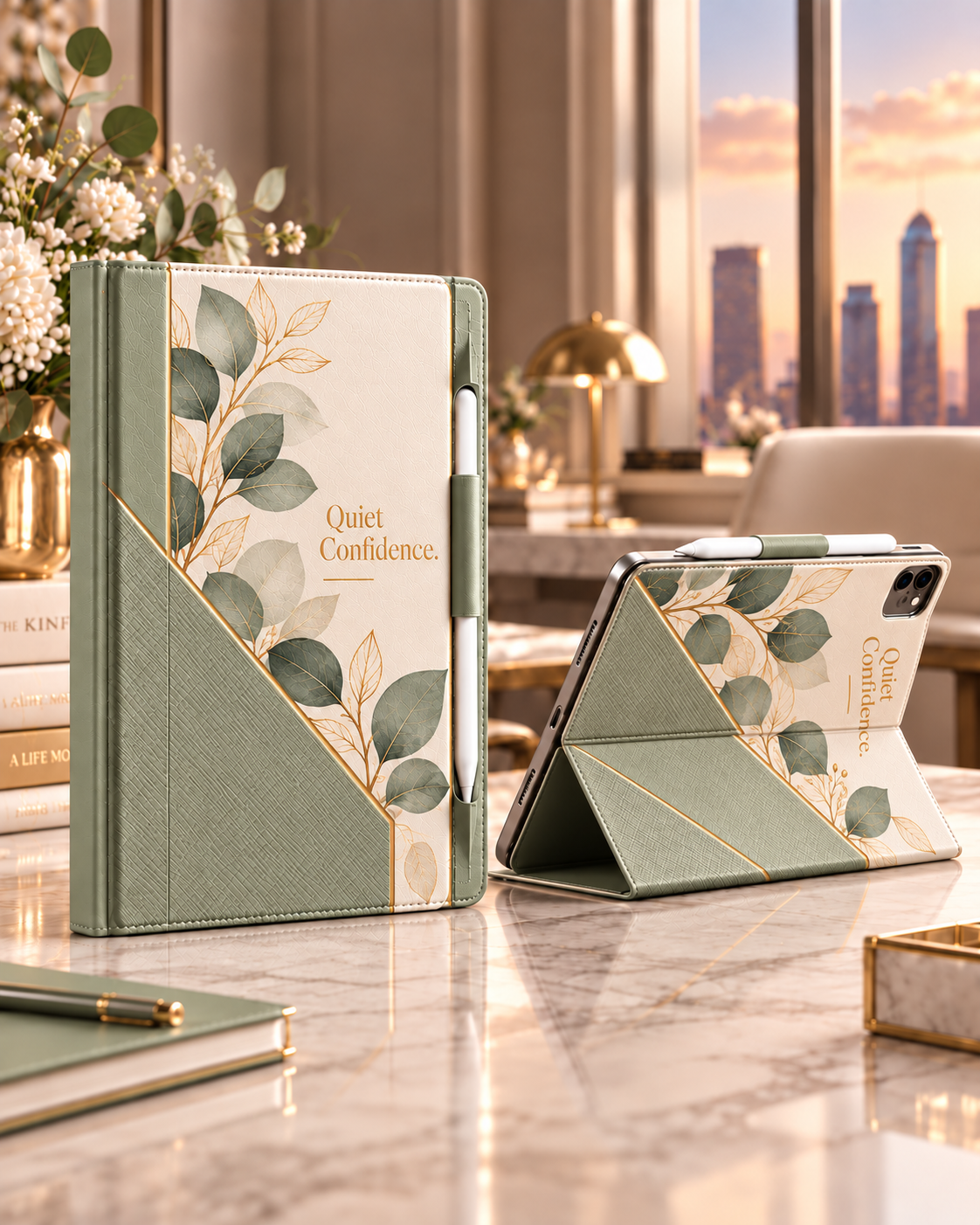 Sage Confidence iPad Hülle – Premium Hauptansicht
